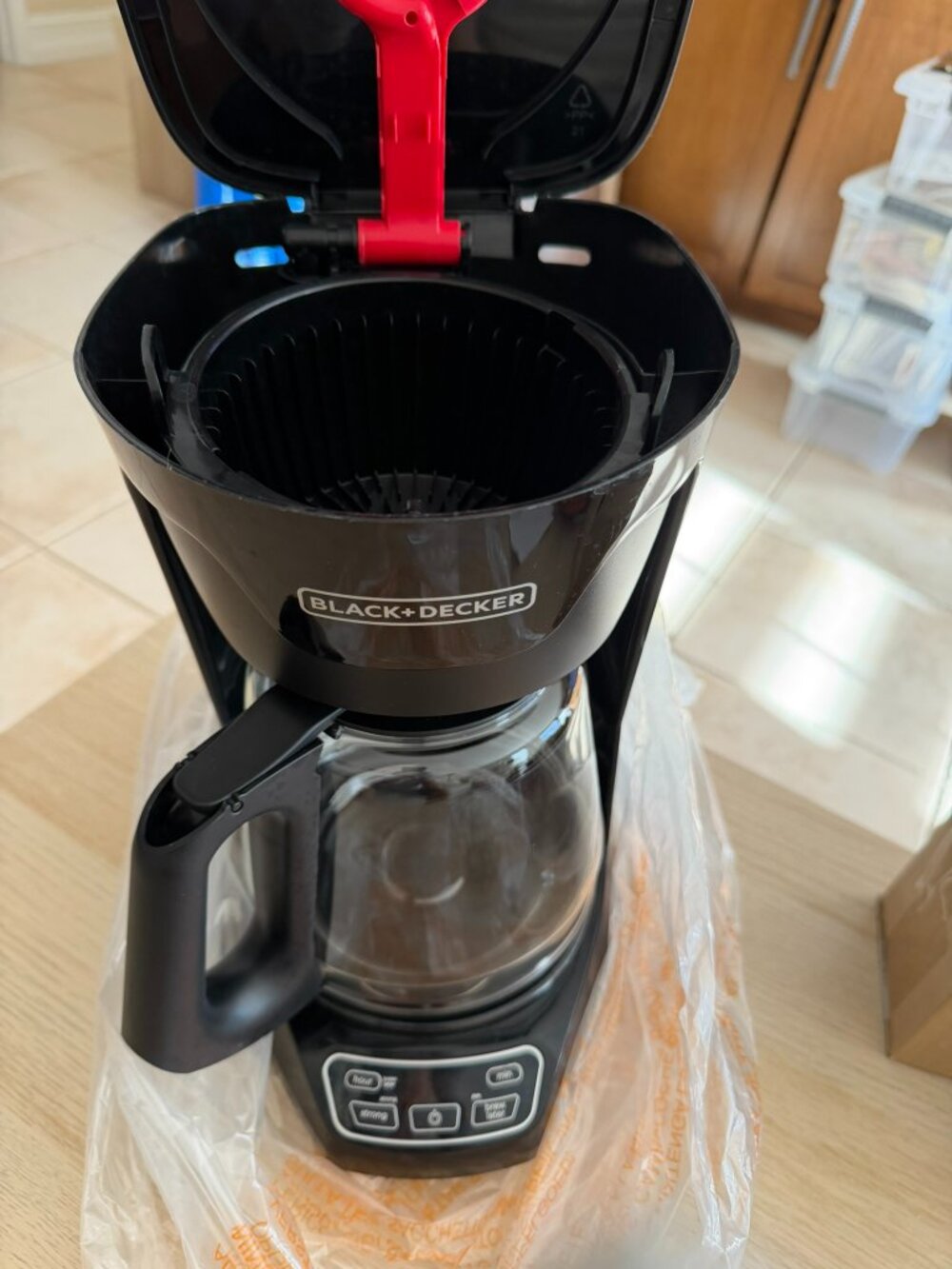 Black & Decker 12 Cup Programmabe Coffeemaker Vortex Technology